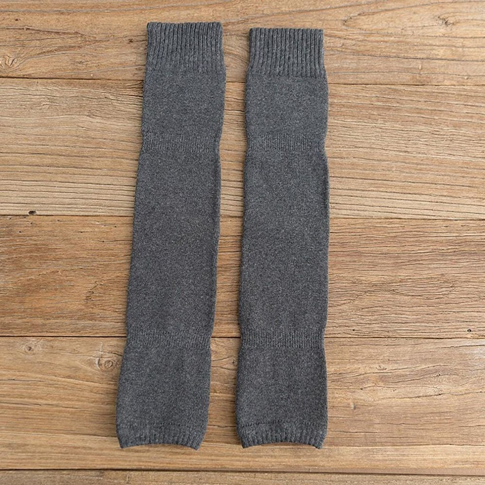 (dark gray, One Size) (projector)men&apos;s Women&apos;s Thick Legs Warm Legs Velvet Knee Socks