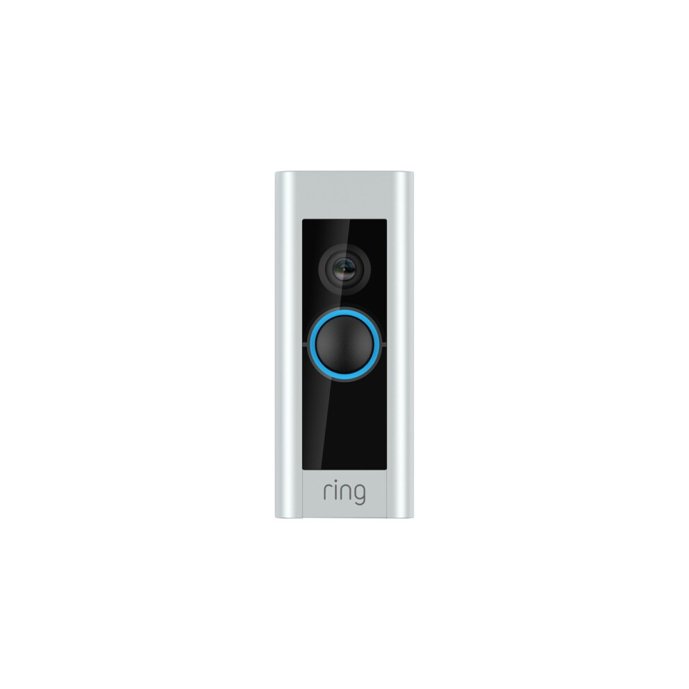 Ring Video Doorbell Pro White With 1080p HD Video Doorbell Plus Transformer