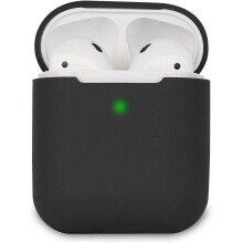 (As show, One size) Cover Case Case Kompatibel fr AirPods 2 & 1,Black