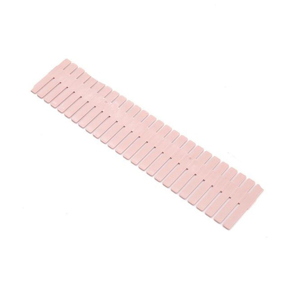 (pink, 47*7cm-8pcs) 2p/4/8/10pcsdiy Adjustable Storage Partition Board Plastic Drawer Divider Combination Partition Board Space-saving Division Organizer