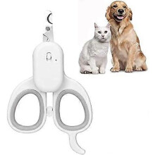 (As show, One size) Cat Nail Clippers,Portable Nail ClippersCat Nail Clippers,LED Pet Nail Clippers with Light,Professional Nail Clippers for DogsCat Rabbit Accessory