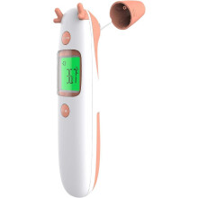 (As show, One size) LINJOU Forehead temperature non-contact professional digital infrared thermometer, LCD display fever warning, suitable for children and adults, temper