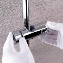 (As show, One size) Replaceable Hand Shower Holder, Shower Head Holder, Chrome Abs (silv SGH
