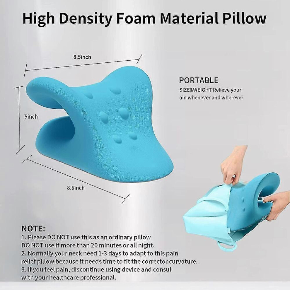 (As show, One size) Neck Stretcher For Neck Pain Relief,chiropractic Pillow(bl RJ[