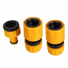 3 Stück Gartenschlauch-Adapter mit Schnellkupplung, 1/2 Zoll & 3/4 Zoll