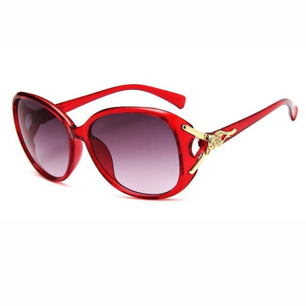 (wine red) Women&apos;s Ladies Elegant Polarized Sunglasses Sun Glasses Female Prismatic Eyewear