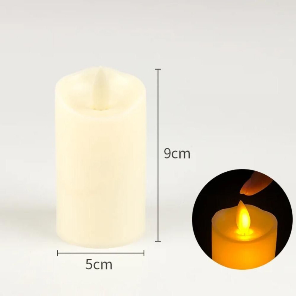 (5X9CM) Swing Led Electric Candle Lamp Flameless Candles Battery Powered Candles For Wedding Decor Birthday Party Supplies