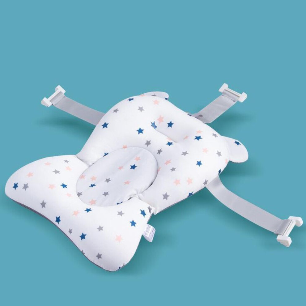 (white) Dhdh Baby Bath Seat Support Mat Foldable Baby Bath Tub Pad & Chair Newborn Bathtub Pillow Infant Anti-slip Soft Body Cushion