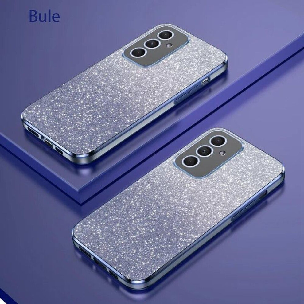 (blue, Samsung Galaxy A50S) Luxury Gradient Glitter Plating Case For Samsung Galaxy A54 A34 A16 A06 A24 A14 A15 A05 A04 A53 A52 A23 A13 Silicone Prote-image-OPC-PG2RMVX-NEW