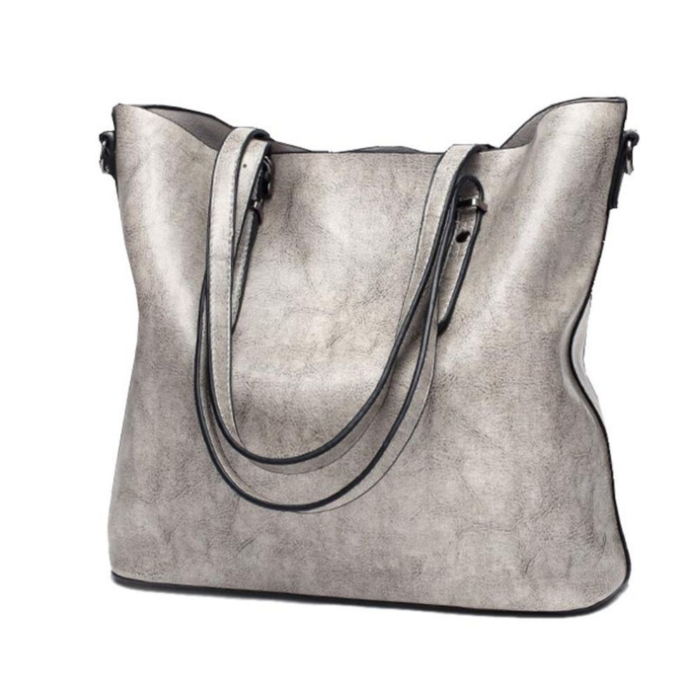 (gray) Shoulder Bags Women Famous Brand Luxury Handbags Designer Shoulder Crossbody Bag Soft Leather Handbag Vintage Tote