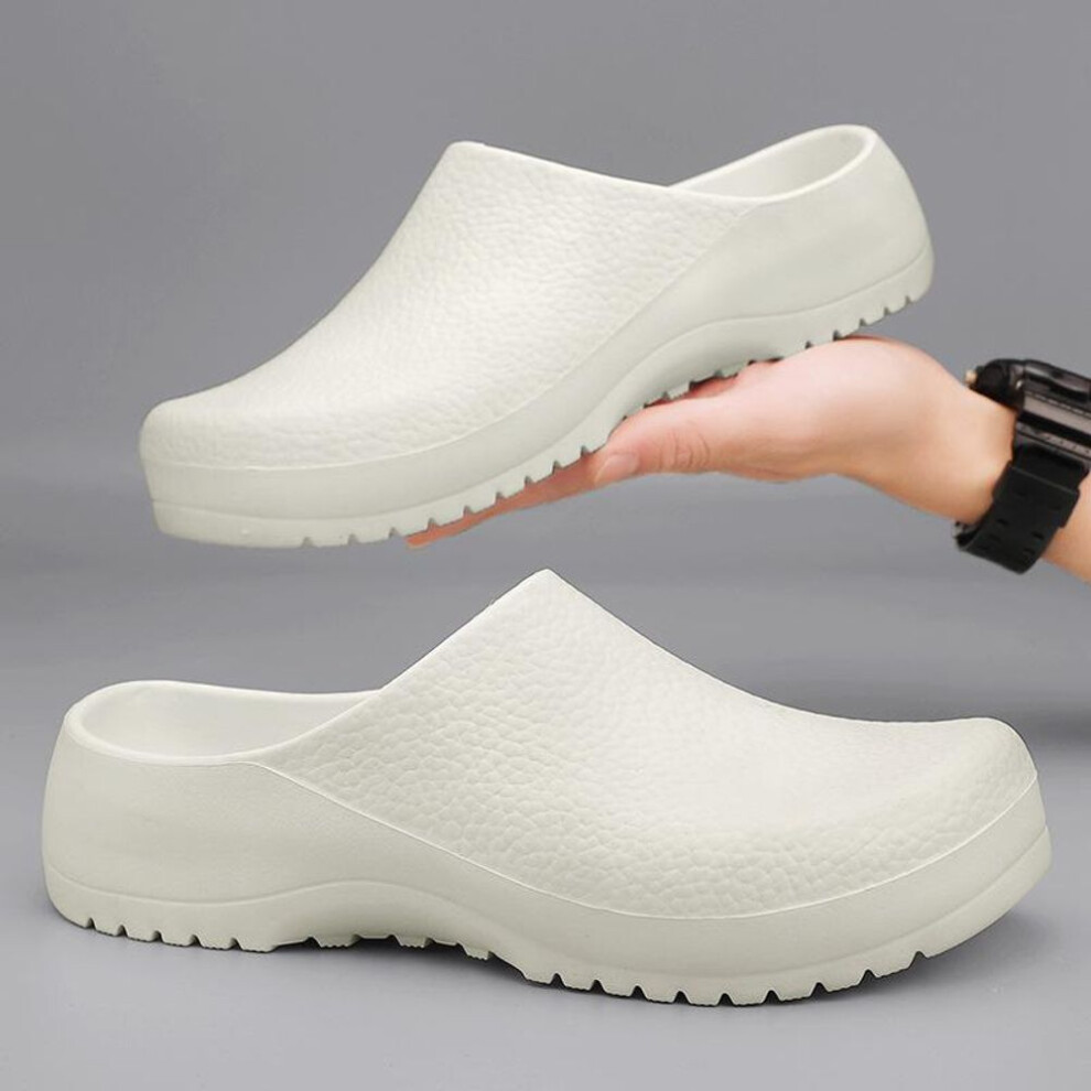 (white, 36-37) All-inclusive Waterproof And Lightweight Chef Shoes Are Suitable For Hotel Restaurants, Hospitals, Kitchen Safety Shoes, Non-slip Shoes