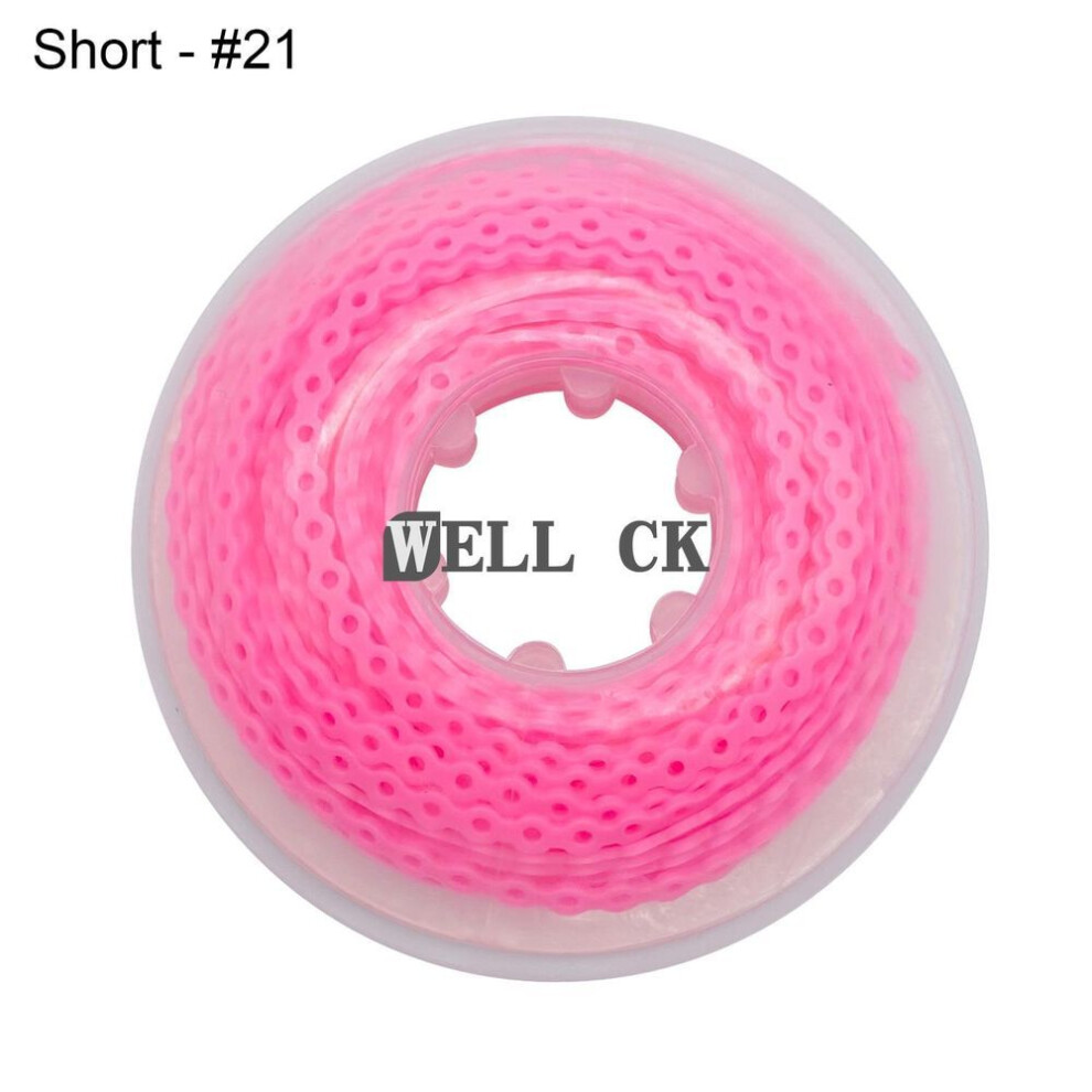 (Short 21) Well Ck 1pcs Dental Orthodontic Elastic Rubber Power Chain Rubber Band Short Type