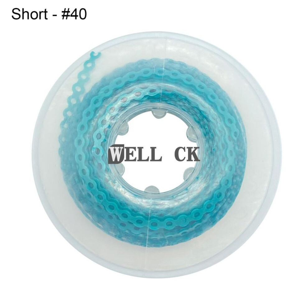 (Short 40) Well Ck 1pcs Dental Orthodontic Elastic Rubber Power Chain Rubber Band Short Type