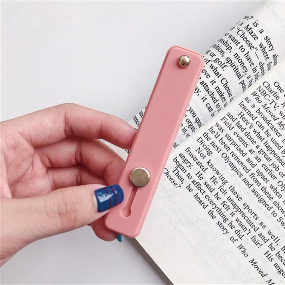 (orange) Band Hand Finger Grip Mobile Phone Holder Stand Universal For Iphone X 7 11 Pro Max 12 Mini Samsung Xiaomi