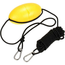 (As show, One size) 1pc Kayak Drift Anchor Tow Rope Tow Line 9.1m / 30ft Long Nylon Rope Stainless Steel Clips Kayak Access ZYV