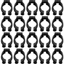 (As show, One size) 20 pcs Wall Mounted Fishing Pole Holder, Stick Clip Storage Clips Clamps Rack Organizer, Fishing Rod Rack(24 CFD