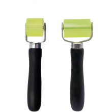 (As show, One size) 2 Pieces Hand Pressure Roller Silicone Pressure Roller Noise Roller Repair Tool Wallpaper Compaction Rol RVA