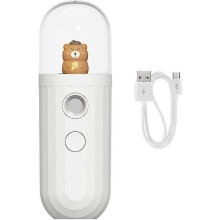 (As show, One size) Portable Nano Ionic Facial Steamer - Portable Home Mini Facial Steamer,cute pet wh GMT