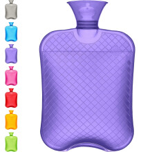 (As show, One size) Classic Premium Hot Water Bag for Pain Relief, Back Pain, Period Pain - Pur OHI