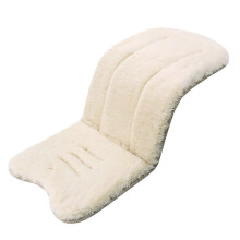 (As show, One size) Baby Stroller Cushion Winter Warm Stroller Seat Liners 76 x 37 cm Breathable(Cream Col AUZ