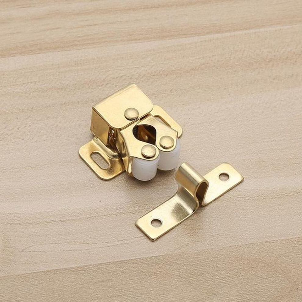 (gold) Magnet Cabinet Catches Door Stop Stoppers Damper Buffer With Screws Furniture Hardware