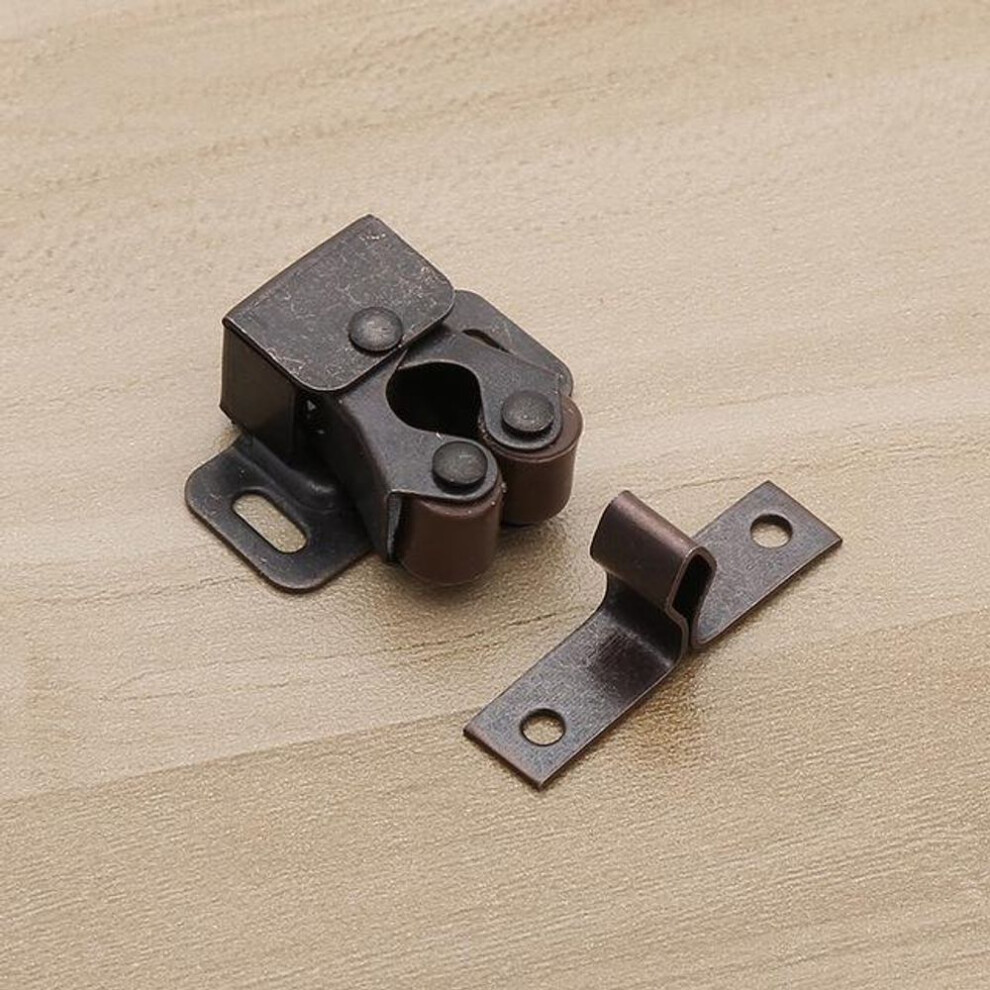 (dark red) Magnet Cabinet Catches Door Stop Stoppers Damper Buffer With Screws Furniture Hardware