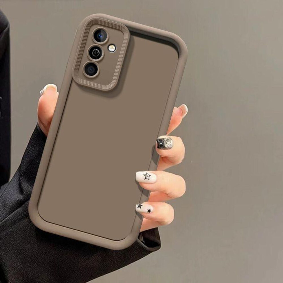 (coffee, Samsung Galaxy M13 (5G)) Camera Protect Silicone Case for Samsung Galaxy A36 A56 A26 A35 A55 A25 A15 A05S A54 A34 A24 A53 A52 A51 A13 A23 S25 S24 FE Soft TPU Back Cases Cover