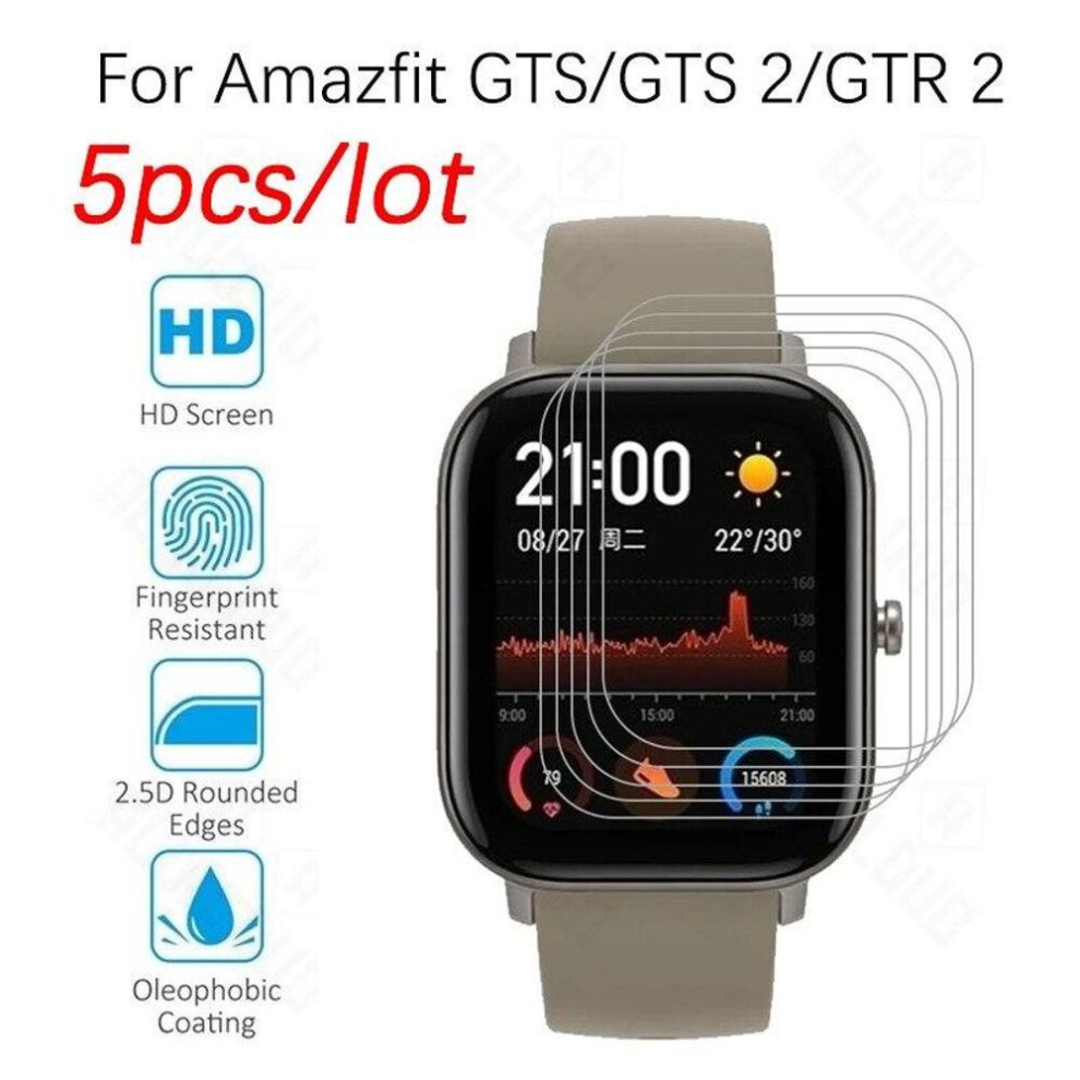 (transparent, Amazfit Stratos 3) For Amazfit Bip 5/3 Smart Watch Screen Protector Not Glass Hd Film For Amazfit Amazfit Bip 3 Pro Gts 4 Mini Soft Tpu Film