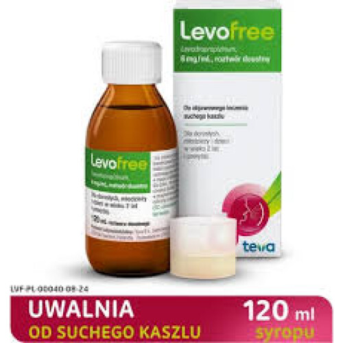 Teva Levofree syrup from 2 years, 120 ml