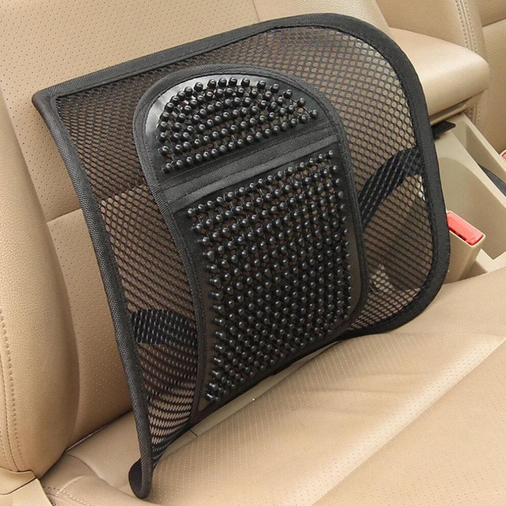 Dys Auto Shop Chair Lumbar Support Back Massage Mesh Waist Pillow Cushion For Car Office Home
