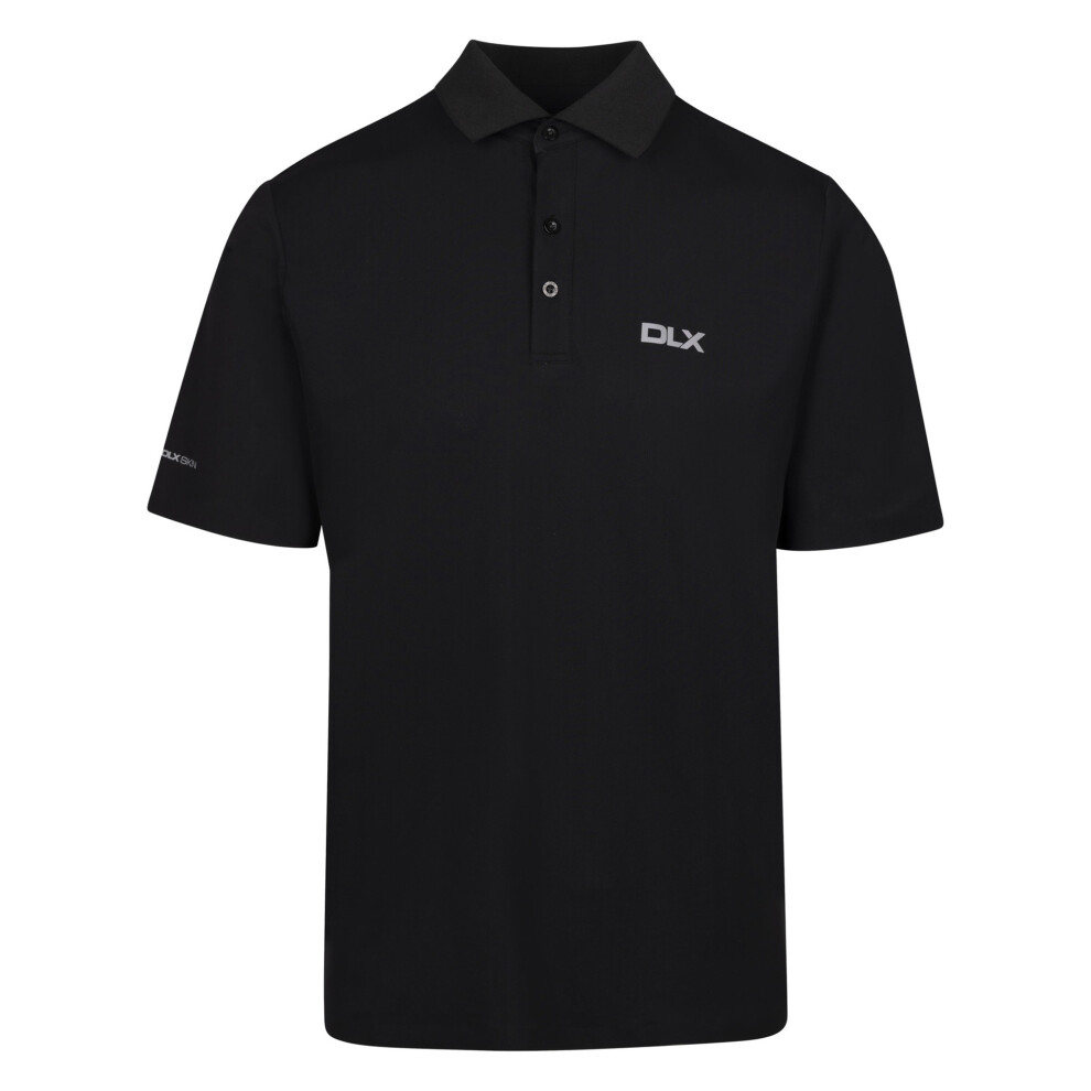 (S, Black) Trespass Mens Ingram DLX Polo Shirt