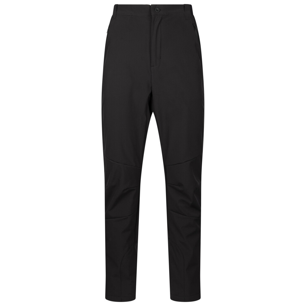 (L, Black) Trespass Mens DLX Rogers Softshell Trousers