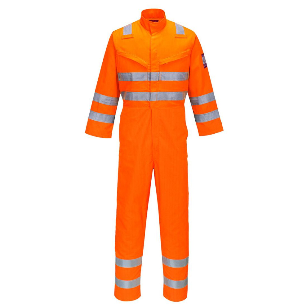 (XL R, Orange) Portwest Unisex Adult Modaflame Work Overalls