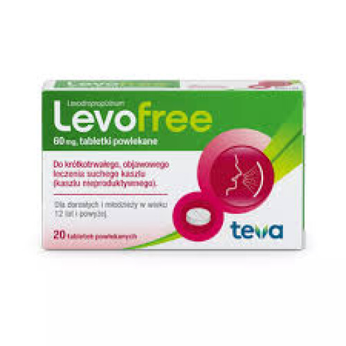 Teva Levofree 60 mg, 20 coated tablets