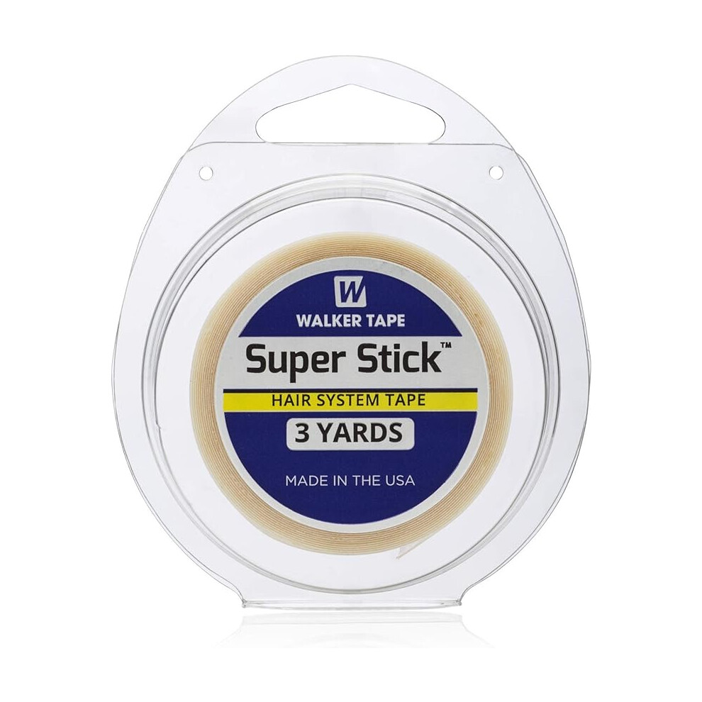 Walker Tape Co Walker Super Stick Double Sided Hair System Tape Roll - 1/2" X 3 Yds
