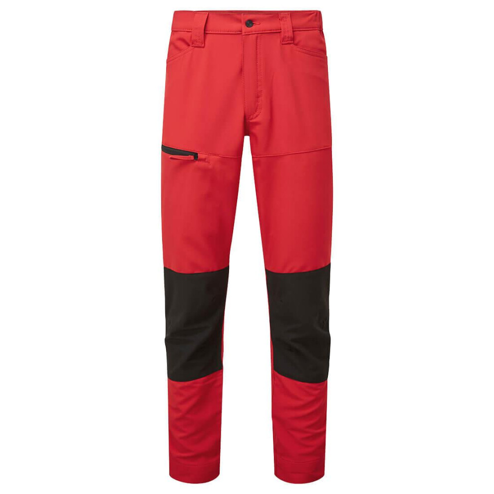 (30R, Deep Red) Portwest Mens WX2 Stretch Work Trousers