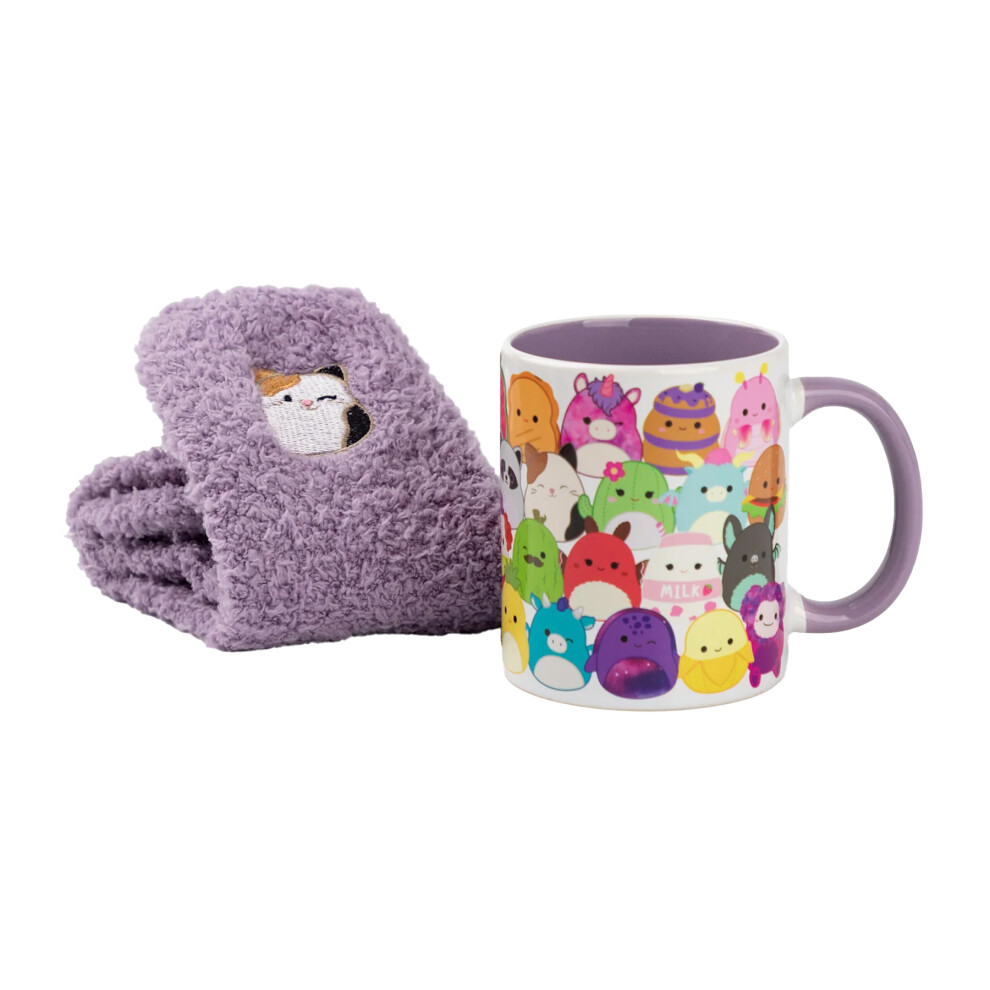 Squishmallows Womens/Ladies Character Mug And Sock Set