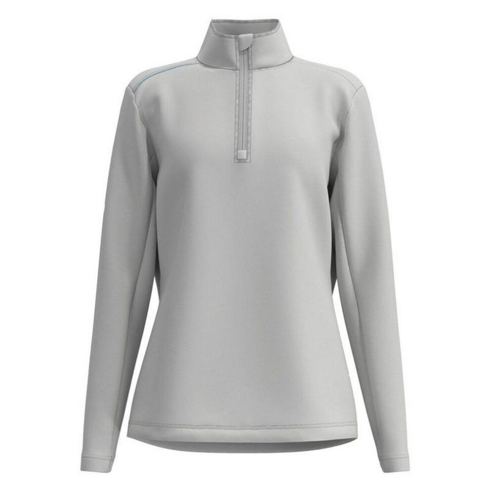 (M, Grey) Forelson Womens/Ladies Broadway Quarter Zip Golf Base Layer Top-image-OPC-PG2SCJD-NEW