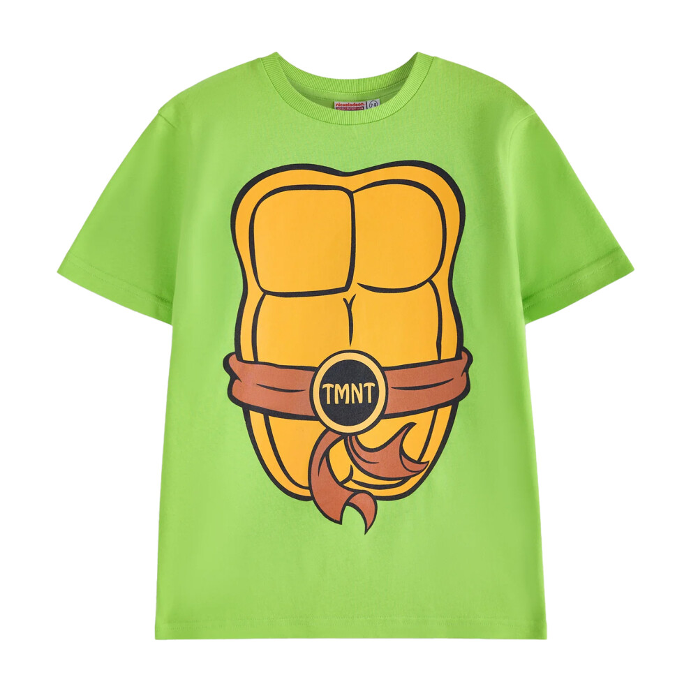 (4-5 Years, Green) Teenage Mutant Ninja Turtles Boys Cosplay Short-Sleeved T-Shirt