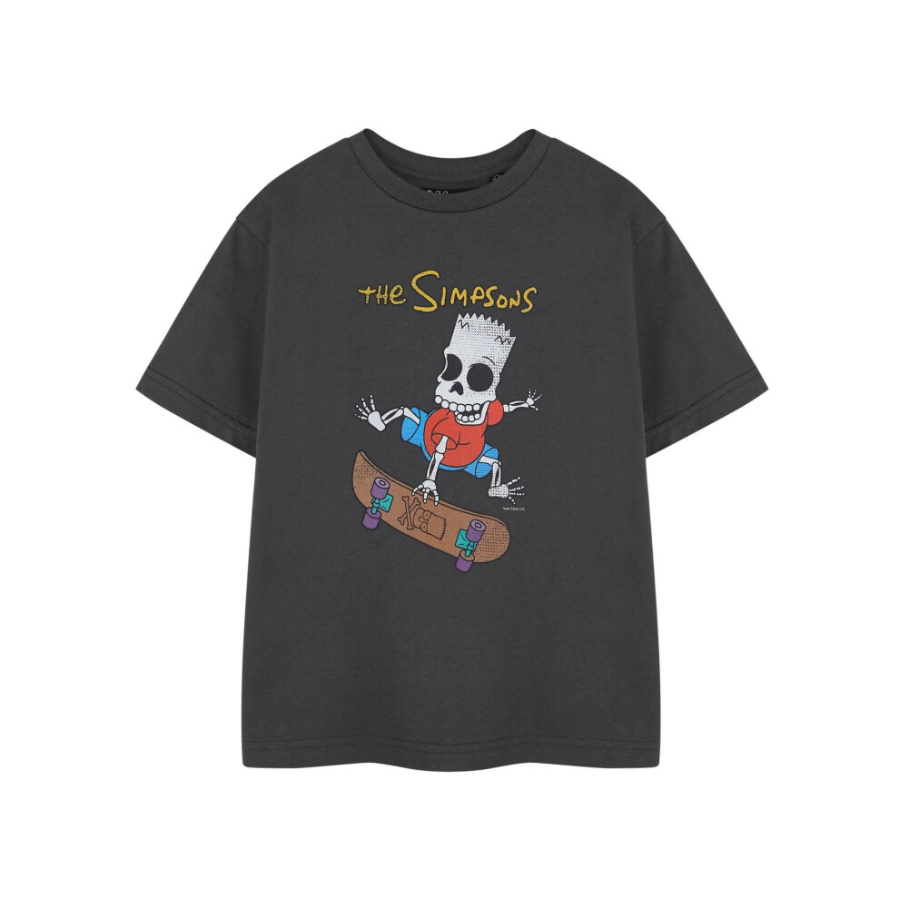 The Simpsons Boys Bart Simpson Short-Sleeved Halloween T-Shirt