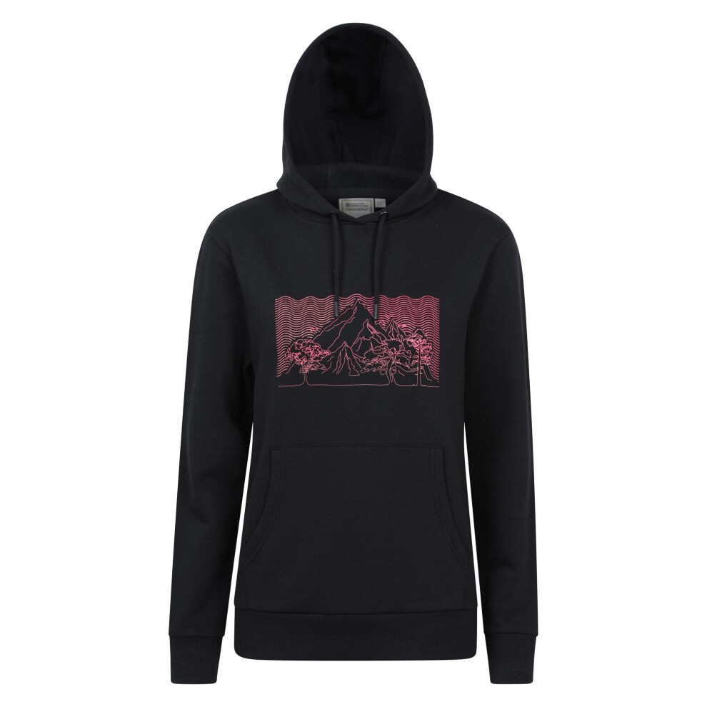 Mountain Warehouse Women's Black (8 Uk, ) / Ombre Hoodie