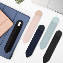 (As show, One size) 4 pack Pencil Holder Compatible with Pencil Pouch Adhesive Sleeve Attached to Case for Stylus P NLI