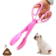 (As show, One size) Pet poop tongs scissors,p KGS