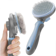 (As show, One size) Cat Brush Dog Brush, Dog Grooming Brush, Cat Hair Remover(Haze-Bl BRJ