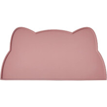 (As show, One size) Silicone Pet Feeding Mat Non Slip Dog Bowl Mat Waterproof Tray Cushion (pi KXK