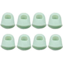 (As show, One size) Pack of 8 Silicone Thumb Covers. Great fingertip protector for beginners. Guitar thumb picks make great gifts for kids and adults. Green Large Nail Pr