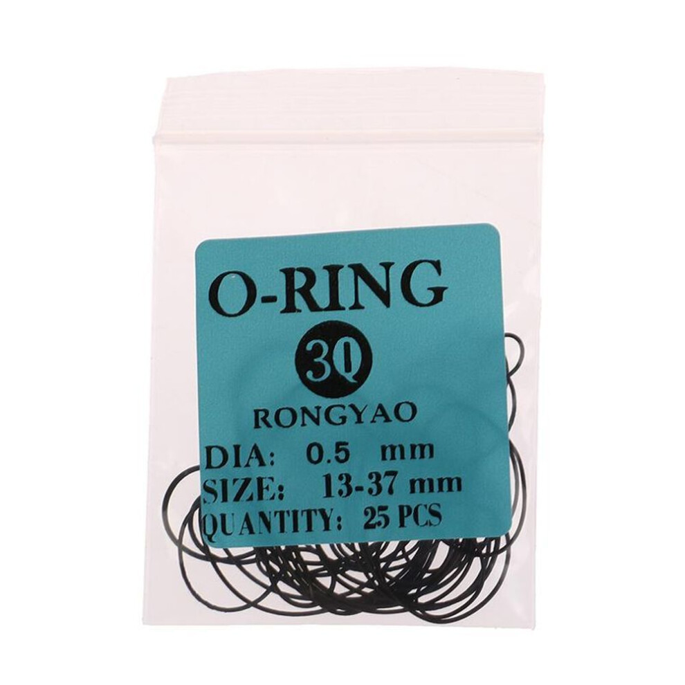 (0.5mm 13-37mm) 1pack 0.5/0.6/0.7/0.8mm Watch O-ring Waterproof Rubber Watch Back Cover Gaskets