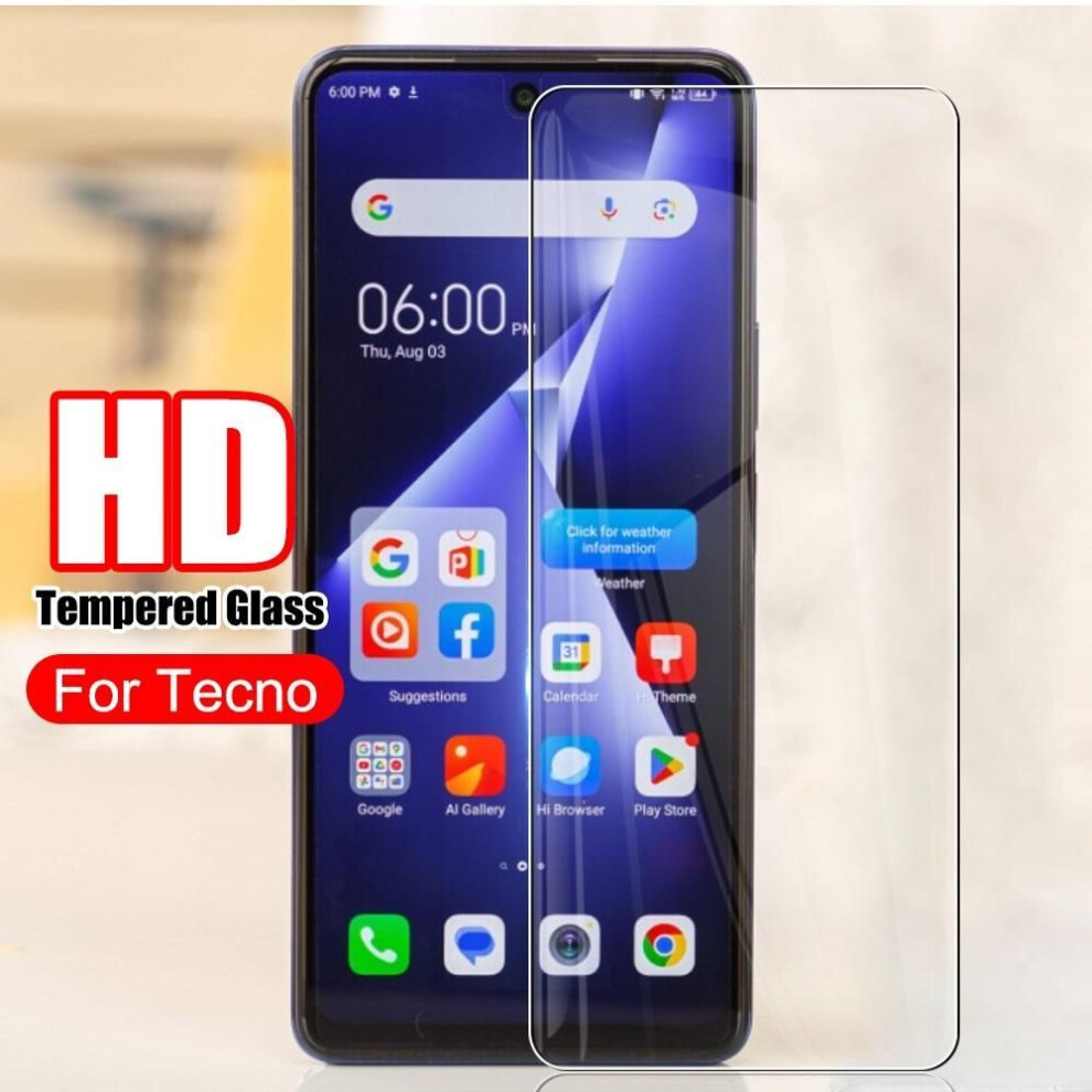 (clear, Tecno Camon 20 Pro 4G) Hd Tempered Glass Protective Film For Tecno Pova 3 Neo 2 4g 5 Pro 5 Free Fire Full Cover Screen Protector Camon 20 Pro 5g 20 Premier