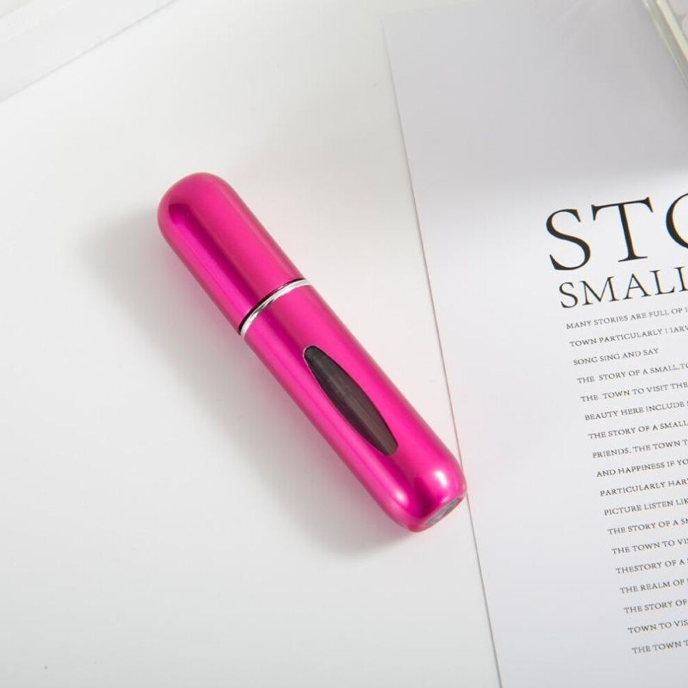 (b-5ml) 8/5ml Perfume Atomizer Portable Liquid Container For Cosmetics Traveling Mini Aluminum Spray Alcochol Empty Refillable Bottle