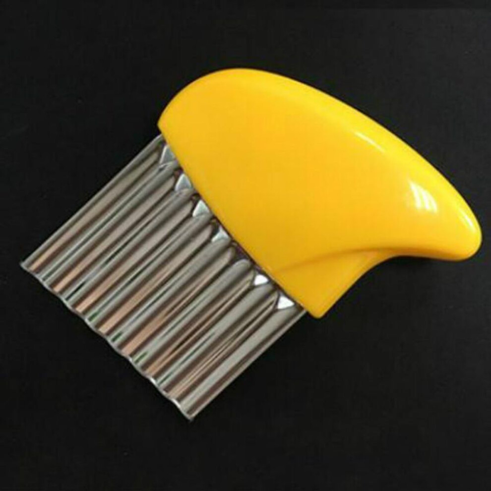 (yellow) Potato Cutter French Fries Chips Making Peeler Knife